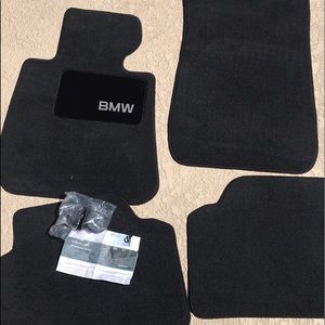 BMW car mats NEW w Tags orig manufacturer item